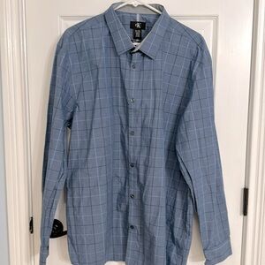 Calvin Klein infinite cool XL button down LS shirt. EUC no rips tears or stains